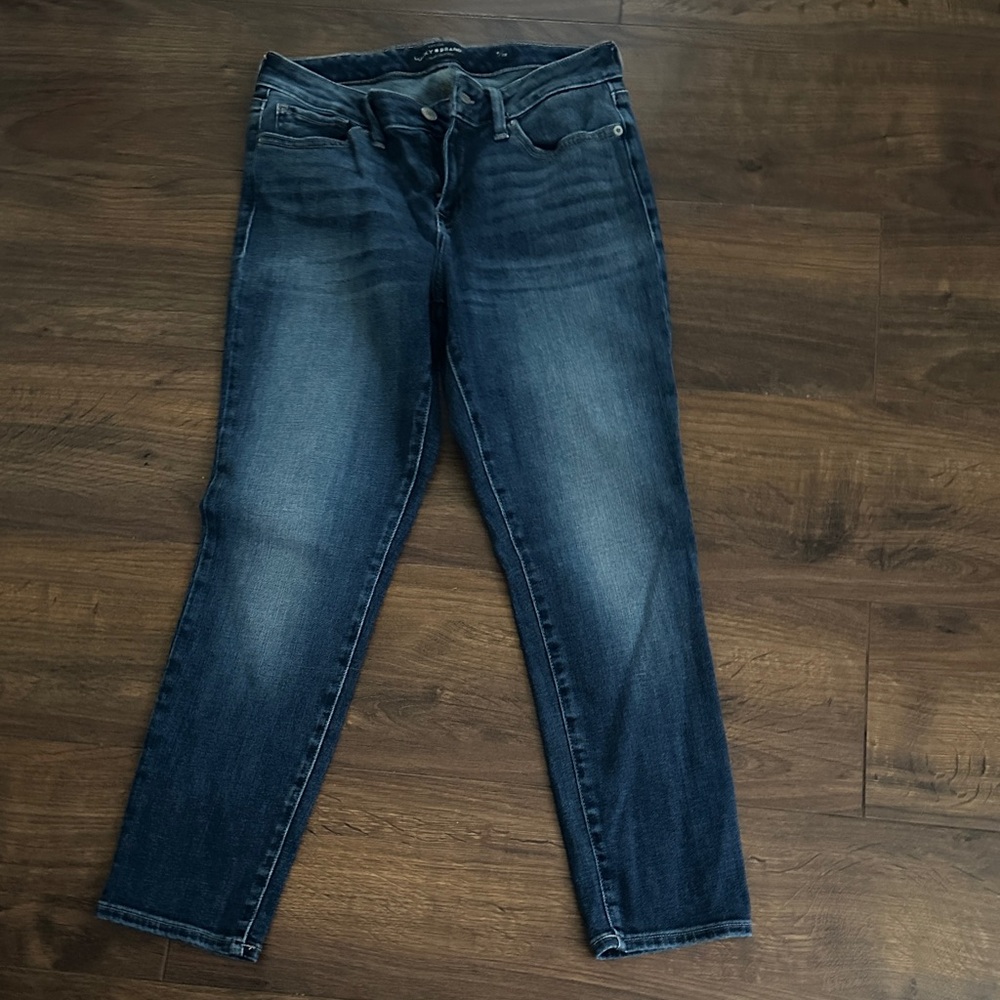 Lucky Brand Women's Deep Indigo Lolita Crop Jeans